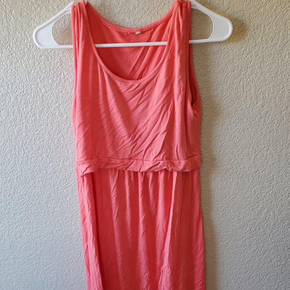 Sleeveless Nursing Dress